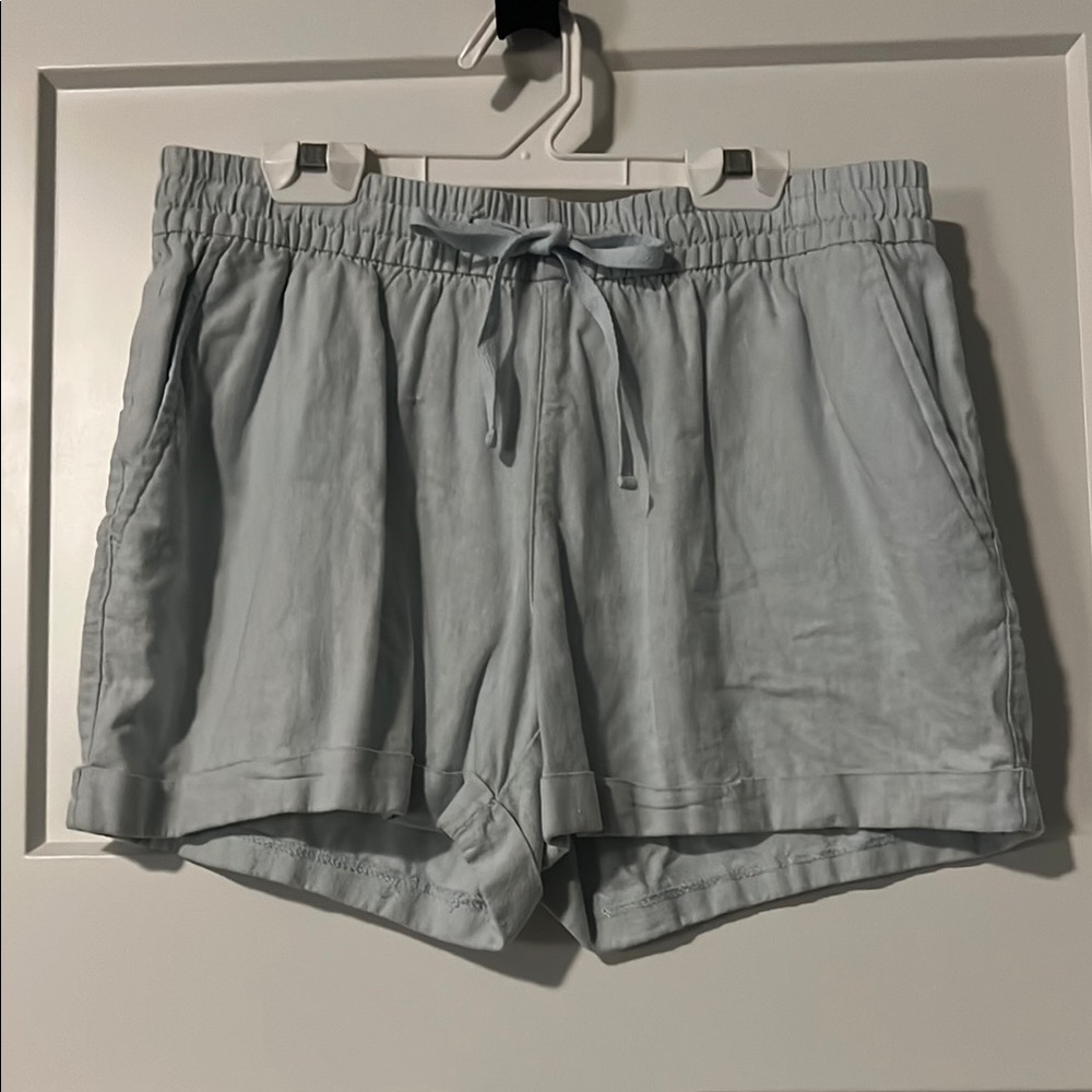 Old Navy High Waist Blue Shorts with Elastic Waist